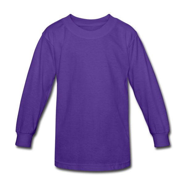 Kids' Long Sleeve T-Shirt - dark purple