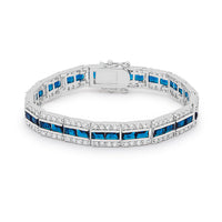 Balboa Blue Cubic Zirconia Bracelet