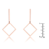 Trendy Geometric Stainless Steel Drop Earrings