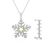 Pave Snowflake Pendant