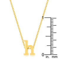 Golden Initial H Pendant