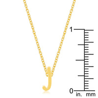 Golden Initial J Pendant