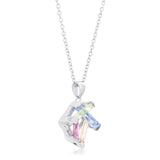 Myra Necklace 10ct Multicolor Rhodium Necklace