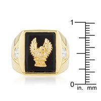 Golden Eagle Mens Ring