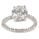 Queen Anne Clear Ring
