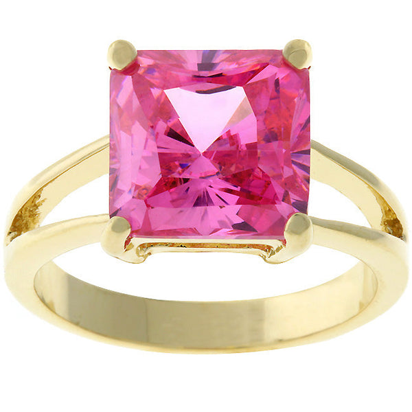 Pink Ceste Di Amore Ring
