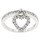 Simple Heart Charm Ring