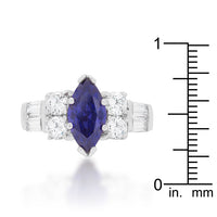 Tanzanite Purple Elegant Cocktail Ring