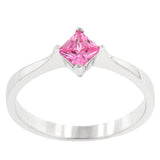 Classic Petite Pink Ice Solitaire Ring