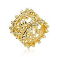 Golden Filigree Eternity Band