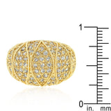 Goldeneye Clear Cubic Zirconia Cocktail Ring