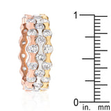 Tri-tone Stackable Rings