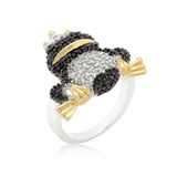 Cubic Zirconia Frog Prince Ring