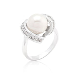 Single Pearl Cocktail Ring