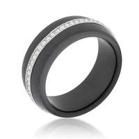 Ceramic Band Ring - Black