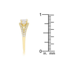Genna 1.1ct CZ 14k Gold Delicate Classic Ring