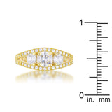 Geneviere 1.45ct CZ 14k Gold Classic Ring