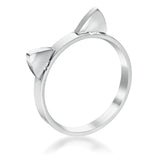 Stainless Steel Cat Ear Ring