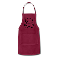 Adjustable Apron - burgundy