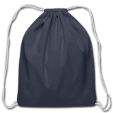 Cotton Drawstring Bag - navy