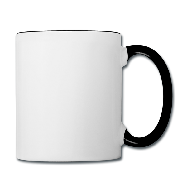 Contrast Coffee Mug - white/black