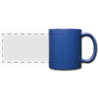 Full Color Panoramic Mug - royal blue