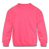 Kids' Crewneck Sweatshirt - neon pink