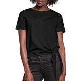 Women's Knotted T-Shirt - black