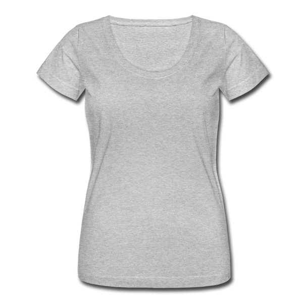 Women's Scoop Neck T-Shirt - heather gray