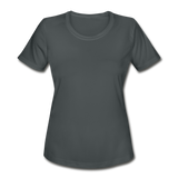 Women's Moisture Wicking Performance T-Shirt - charcoal