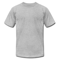 Unisex Jersey T-Shirt by Bella + Canvas - heather gray