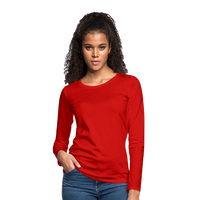 Women's Premium Long Sleeve T-Shirt - red