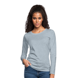 Women's Premium Long Sleeve T-Shirt - heather ice blue