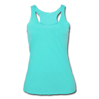 Women’s Tri-Blend Racerback Tank - turquoise