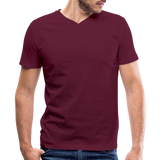Men's V-Neck T-Shirt - maroon