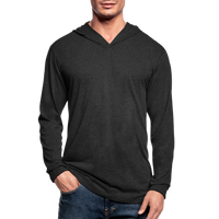 Unisex Tri-Blend Hoodie Shirt - heather black