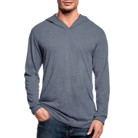 Unisex Tri-Blend Hoodie Shirt - heather blue