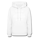 Women's Hoodie - white